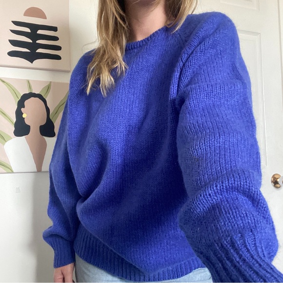 Vintage L.L. Bean 100% Sheltand Wool Spun in Scotland Sweater - Picture 2 of 8